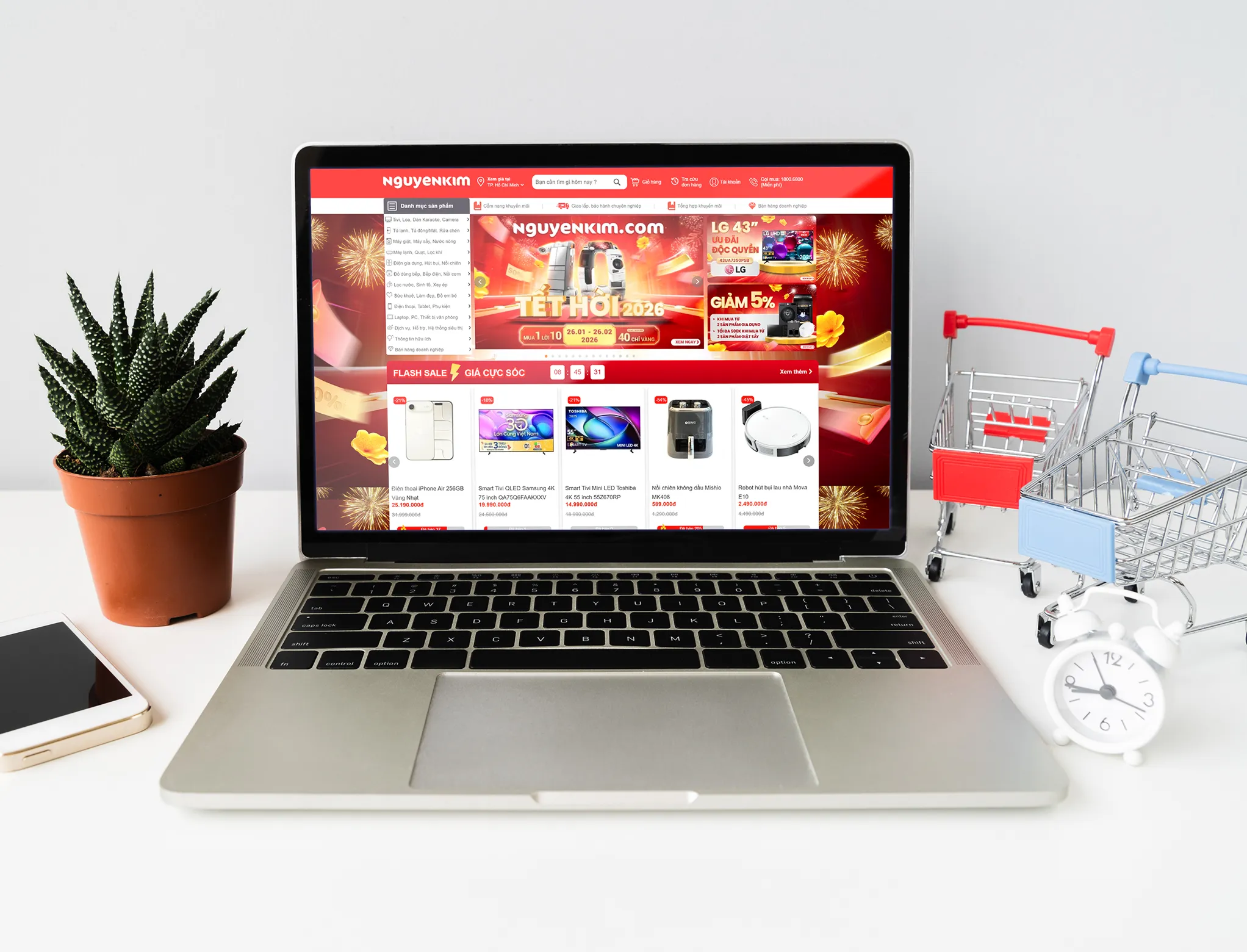 Nguyen Kim SEO project hero